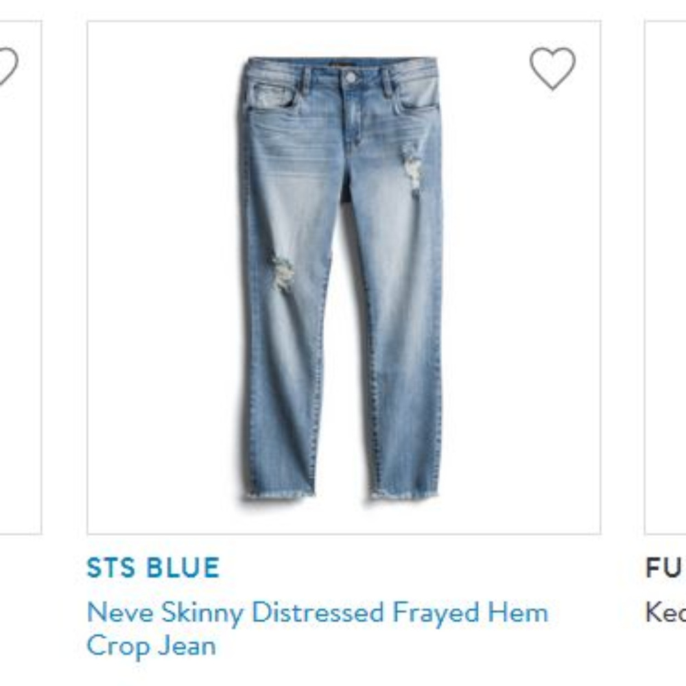 STS Blue Distressed Crop Jeans from Stitch Fix